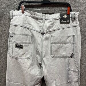 Enyce 101 Jeans Mens Size 38 Gray Carpenter Pants Denim‎ Casual Workwear Y2K